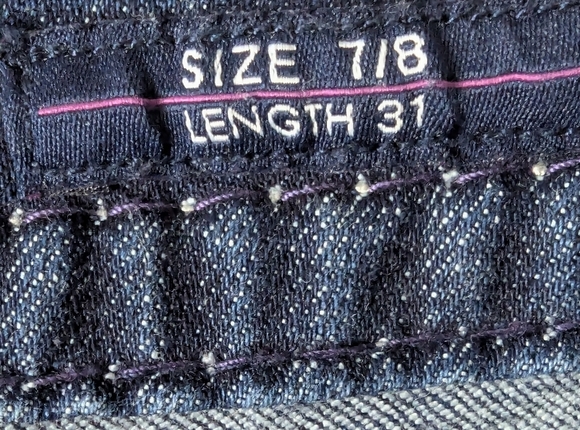 Vigoss The New York Slim Boot Size 7/8 Jeans Bling Pockets - Picture 12 of 15